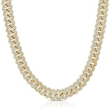 3 Row Diamond Cuban Chain 18mm 3 Row Diamond Cuban Chain 18mm