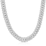 3 Row Diamond Cuban Chain 18mm 3 Row Diamond Cuban Chain 18mm