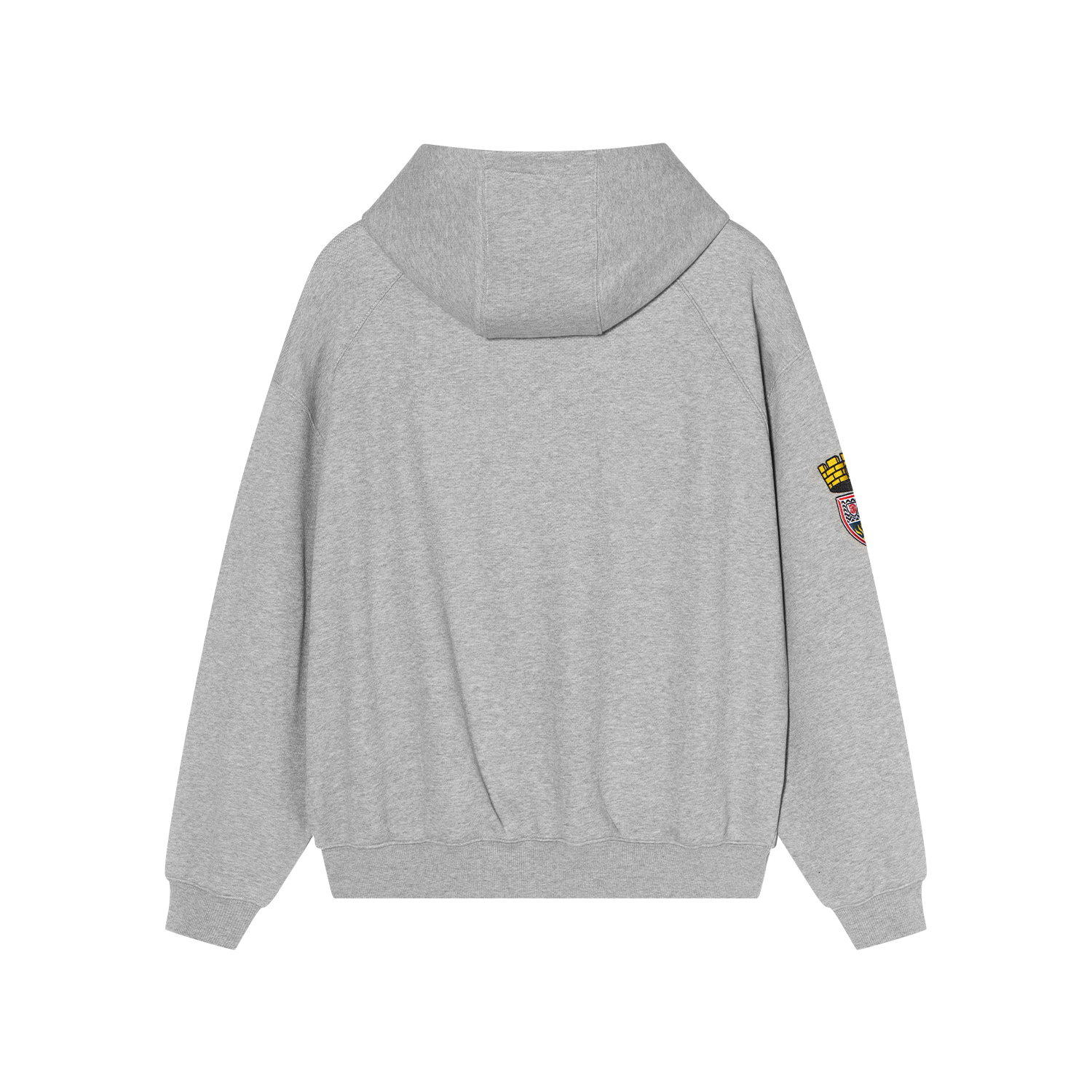 DOCARE(AFGK) "High-neck badge zip hoodie" DOCARE(AFGK) "High-neck badge zip hoodie"