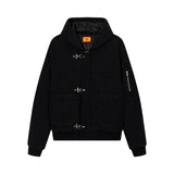 DONCARE(AFGK) "Canvas clasp hooded jacket" DONCARE(AFGK) "Canvas clasp hooded jacket"