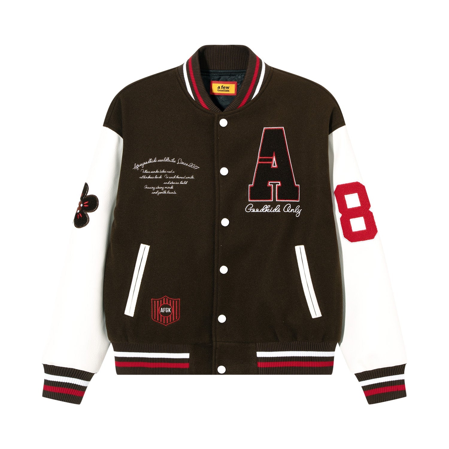 DONCARE(AFGK) "Logo badge varsity jacket" DONCARE(AFGK) "Logo badge varsity jacket"