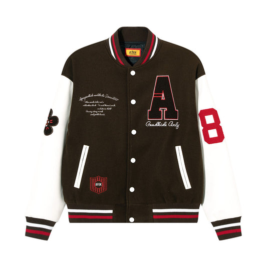 DONCARE(AFGK) "Logo badge varsity jacket"