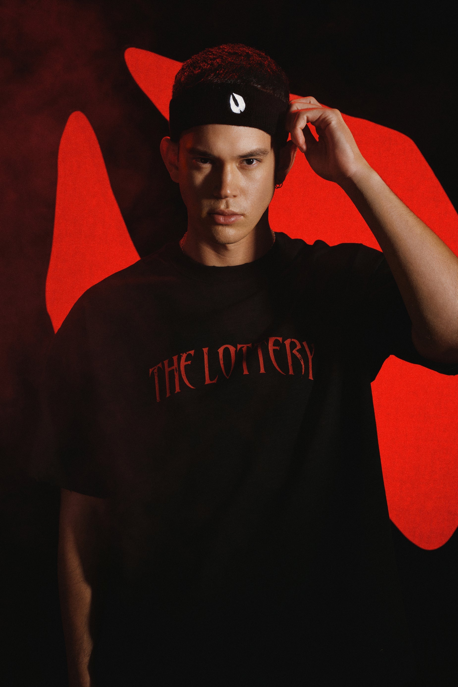 DONCARE(AFGK) "Handprint logo tee" DONCARE(AFGK) "Handprint logo tee"