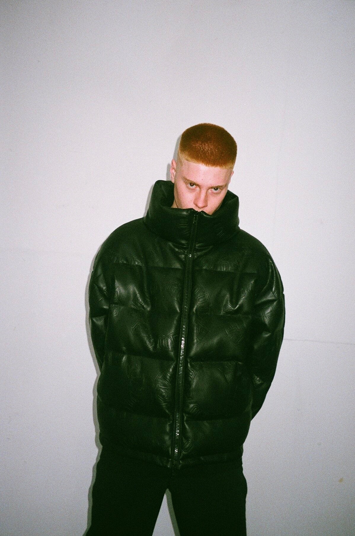 DONCARE (AFGK) "Puffer Leather Jacket" - Black DONCARE (AFGK) "Puffer Leather Jacket" - Black