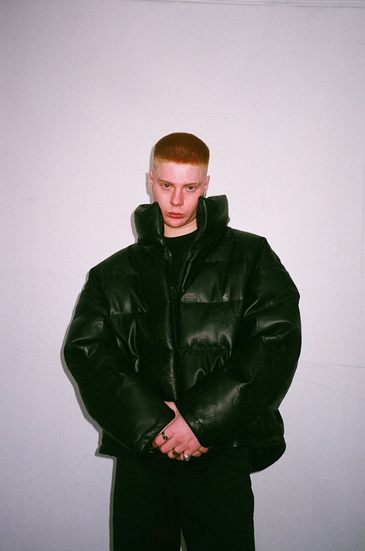 DONCARE (AFGK) "Puffer Leather Jacket" - Black DONCARE (AFGK) "Puffer Leather Jacket" - Black