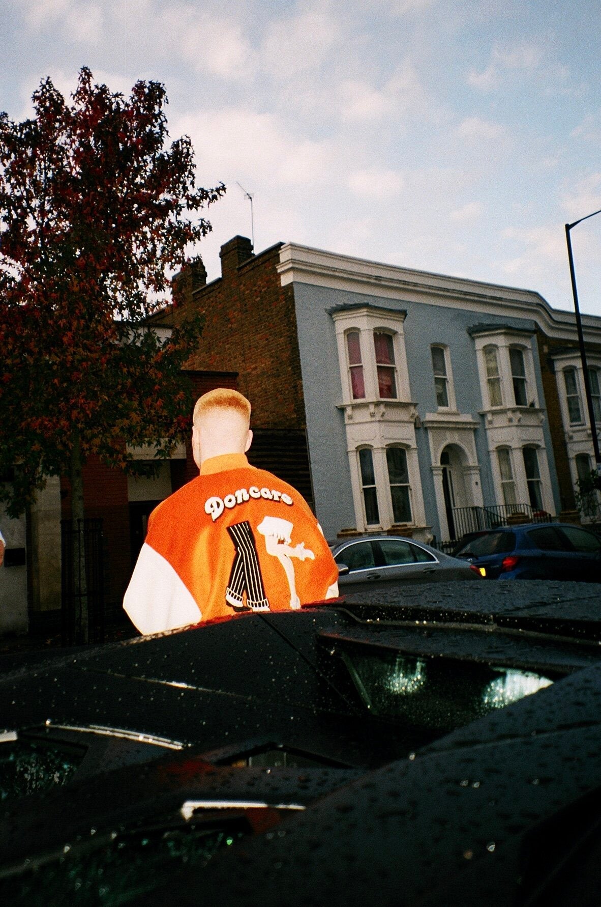 DONCARE (AFGK) "Prom collage jacket" - ORANGE DONCARE (AFGK) "Prom collage jacket" - ORANGE