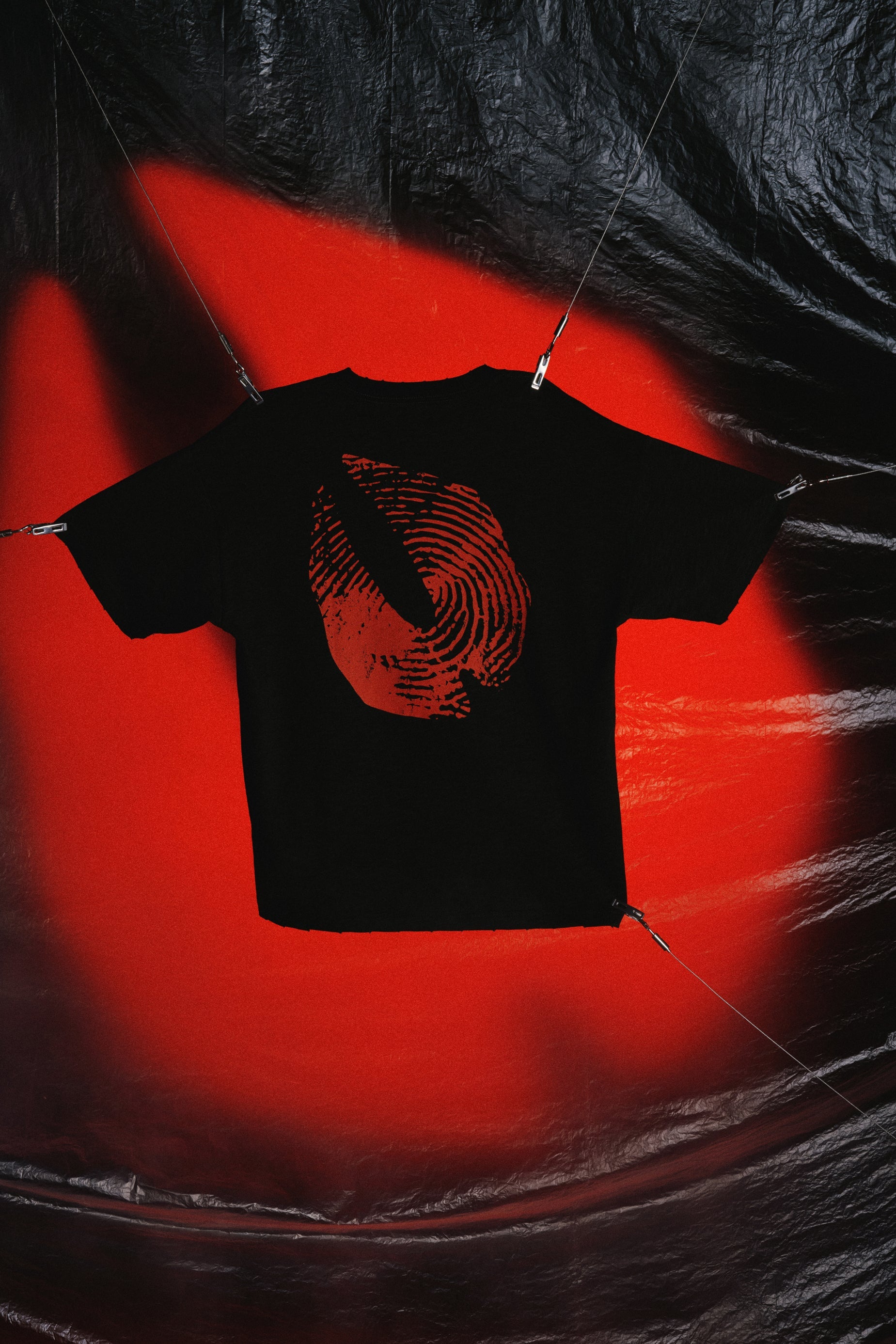 DONCARE(AFGK) "Handprint logo tee" DONCARE(AFGK) "Handprint logo tee"