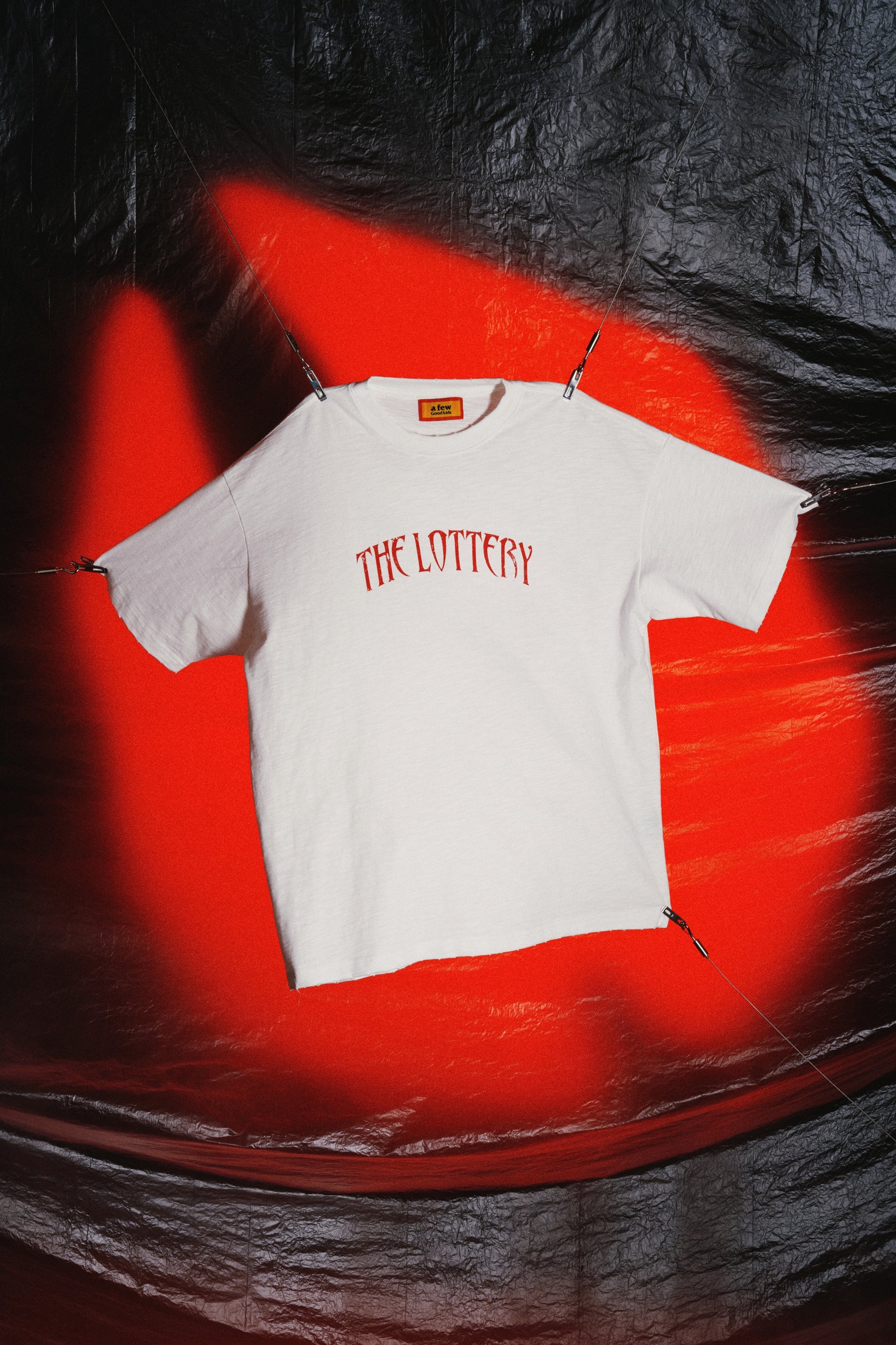 DONCARE(AFGK) "Handprint logo tee" DONCARE(AFGK) "Handprint logo tee"