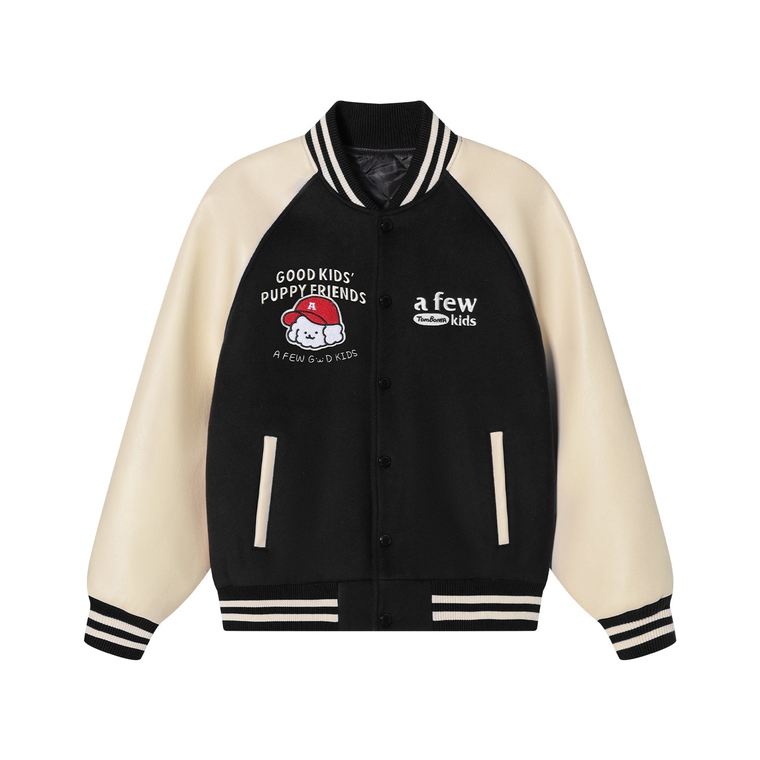 AFGK X TOMBONIA "Puppy logo varsity jacket" AFGK X TOMBONIA "Puppy logo varsity jacket"