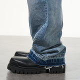 Ripped Washed Denim Ripped Washed Denim