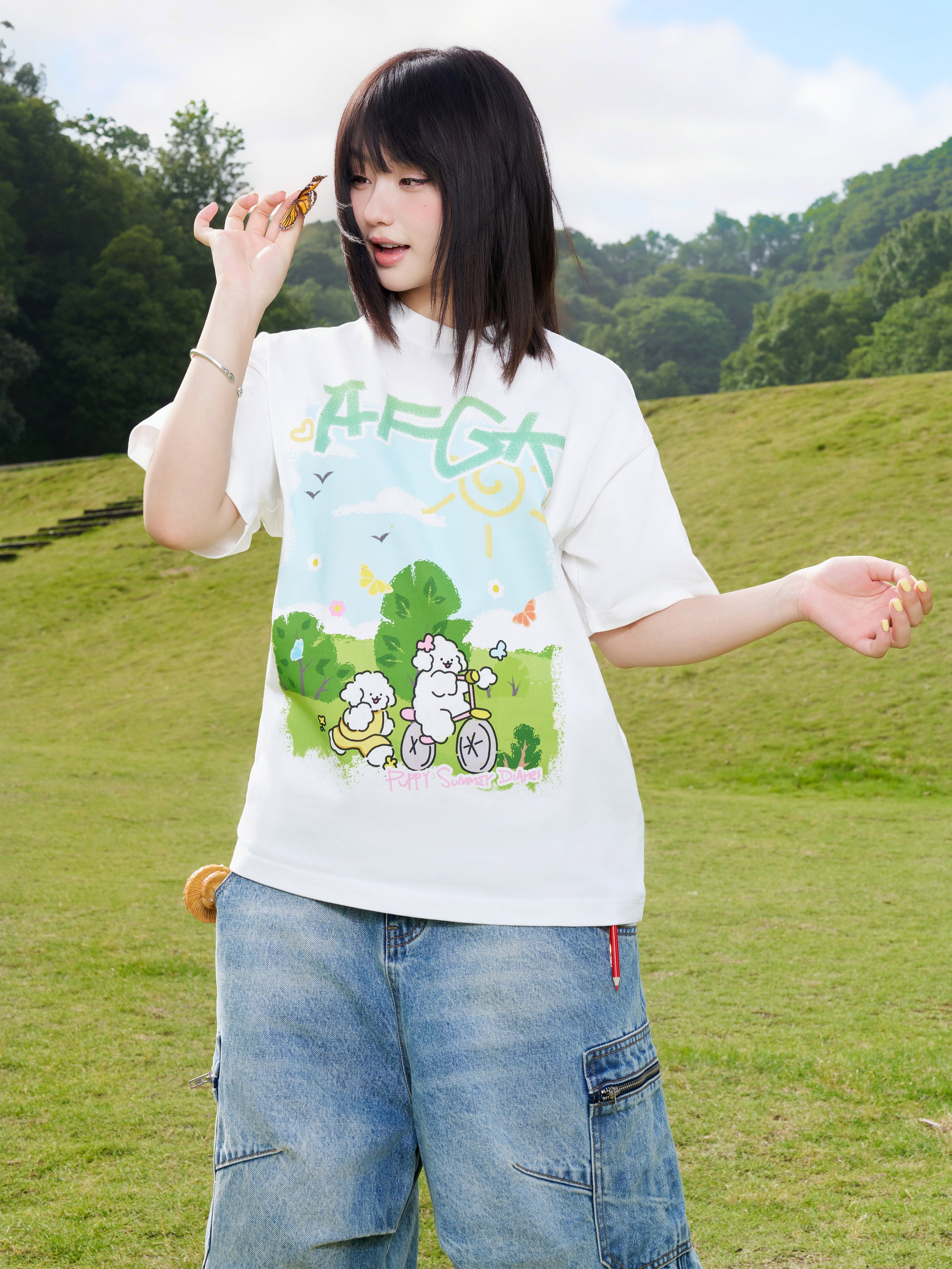 AFGK x Tombonia "Painting logo tee" AFGK x Tombonia "Painting logo tee"