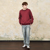 Basic Embroidered Round Neck Sweater Basic Embroidered Round Neck Sweater