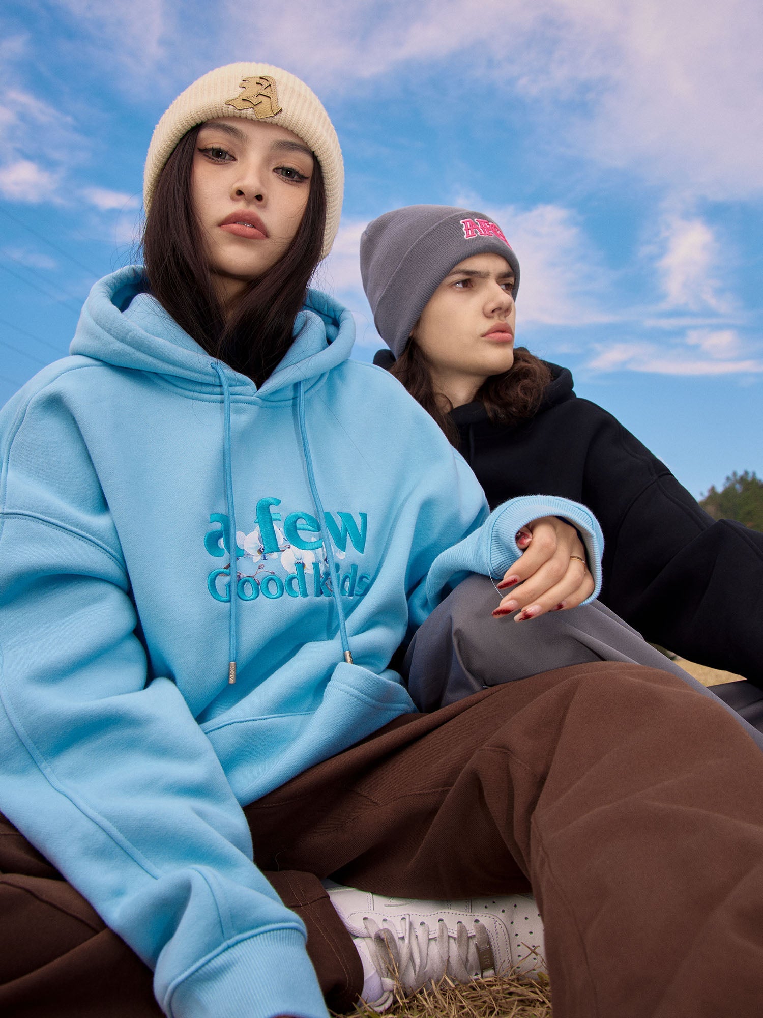 DONCARE(AFGK) "Bloom logo hoodie" DONCARE(AFGK) "Bloom logo hoodie"