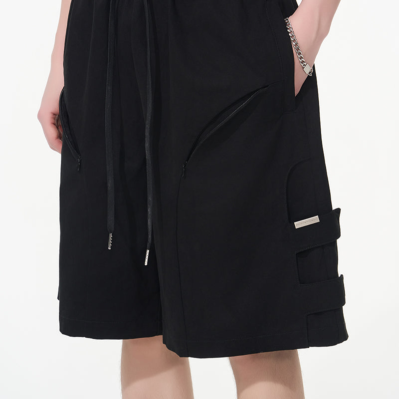Functional Cargo Drawstring Shorts Functional Cargo Drawstring Shorts