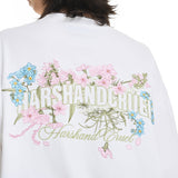 Blooming Flowers Embroidered Tee Blooming Flowers Embroidered Tee