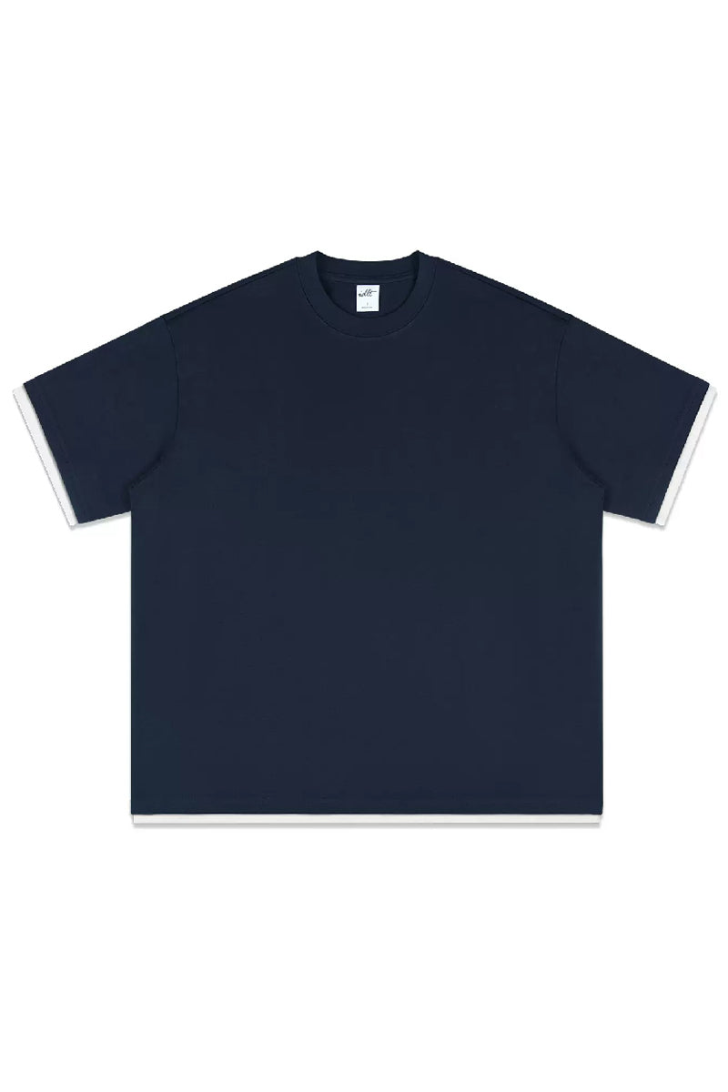 Oversized Layered Cotton Tee Oversized Layered Cotton Tee