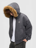 DONCARE(AFGK) "Paneled fur jacket" DONCARE(AFGK) "Paneled fur jacket"