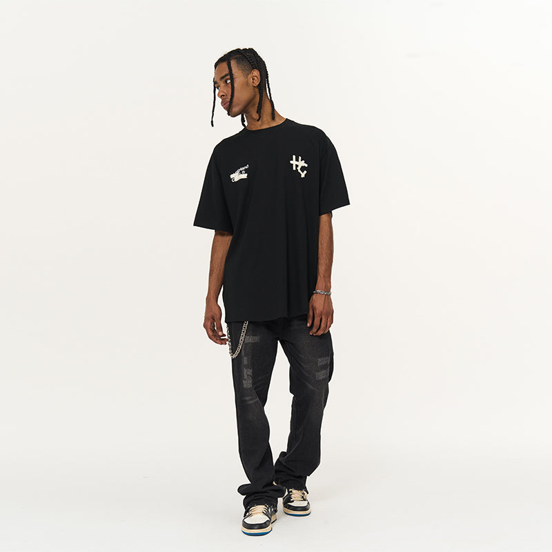 Taped Logo Printed Tee Taped Logo Printed Tee