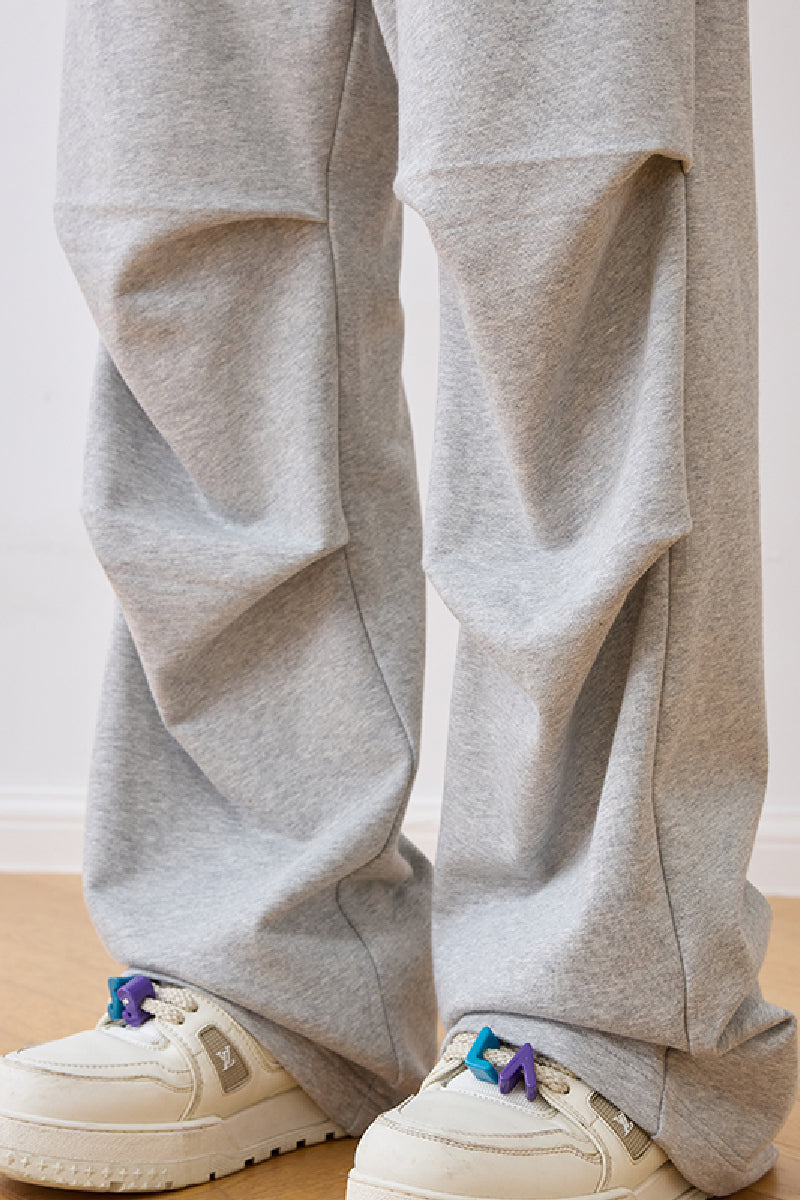 Retro Pleated Wide-Leg Cargo Pants Retro Pleated Wide-Leg Cargo Pants