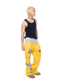 DONCARE(AFGK) "Two-piece logo trousers" DONCARE(AFGK) "Two-piece logo trousers"