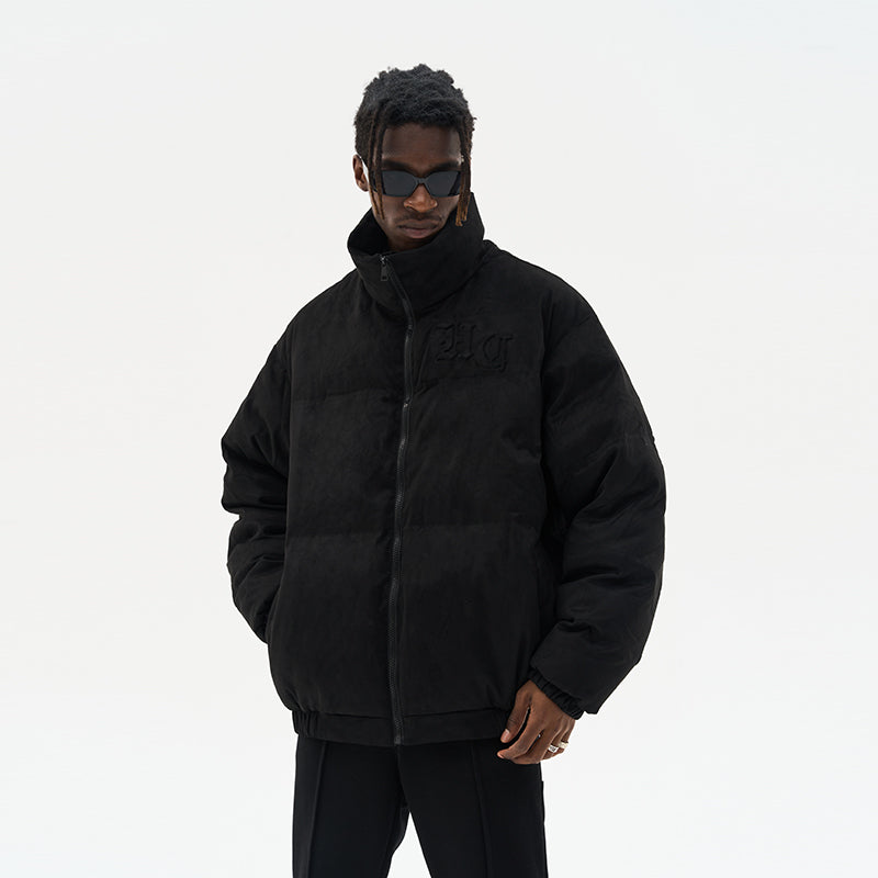 Embossed Gothic Logo Down Jacket Embossed Gothic Logo Down Jacket