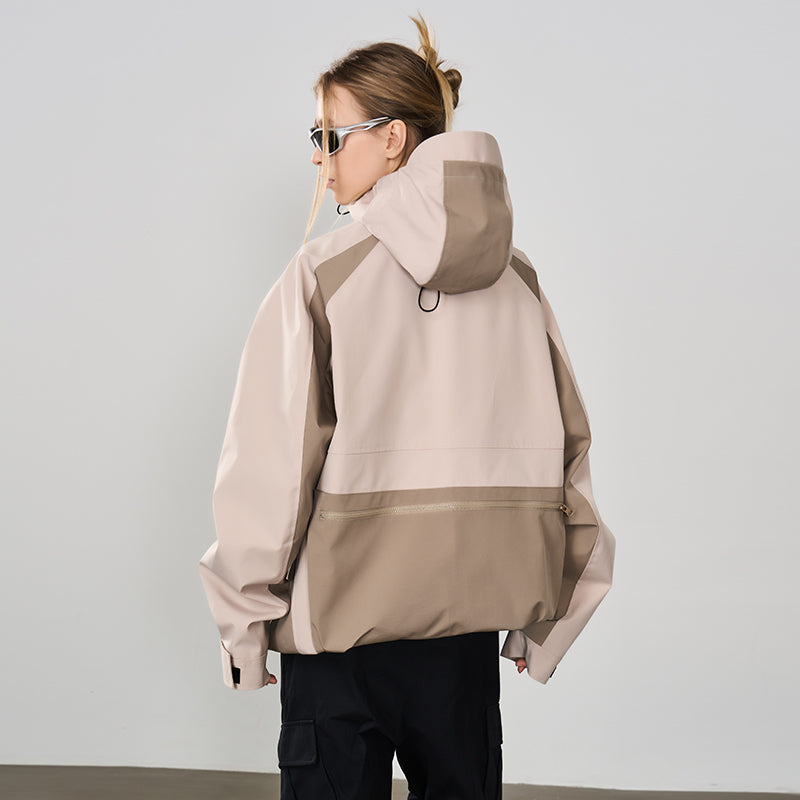 3D Pockets Deconstructed Patchwork Jacket 3D Pockets Deconstructed Patchwork Jacket