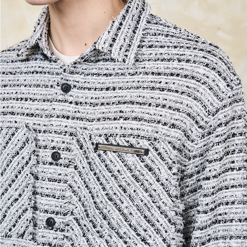Distressed Tweed L/S Shirt Distressed Tweed L/S Shirt
