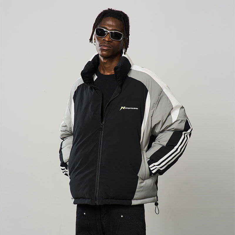 Contrast Stitching Motor Down Jacket Contrast Stitching Motor Down Jacket