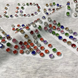 GREY COLORÁTO RHINESTONE TEE GREY COLORÁTO RHINESTONE TEE