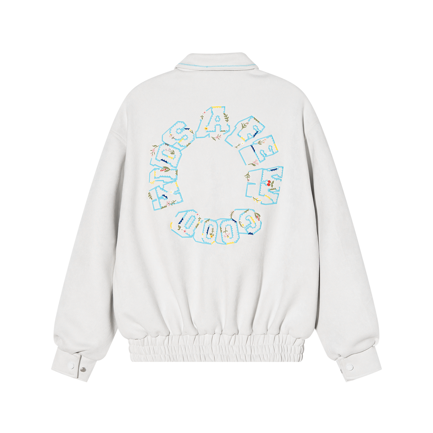 DONCARE(AFGK) "Ethnic Style logo suede jacket" DONCARE(AFGK) "Ethnic Style logo suede jacket"