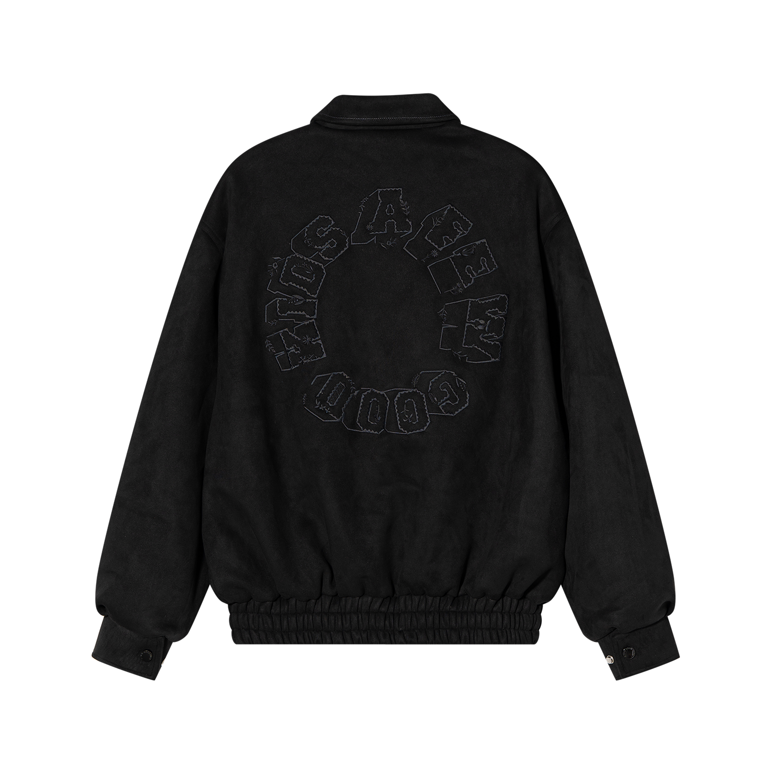 DONCARE(AFGK) "Ethnic Style logo suede jacket" DONCARE(AFGK) "Ethnic Style logo suede jacket"