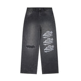 BLACK DIAMANTI BAGGY JEANS BLACK DIAMANTI BAGGY JEANS