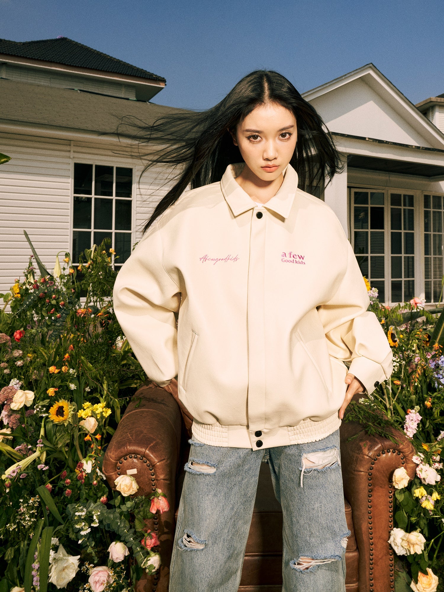 DONCARE(AFGK) “Basic all leather jacket” DONCARE(AFGK) “Basic all leather jacket”