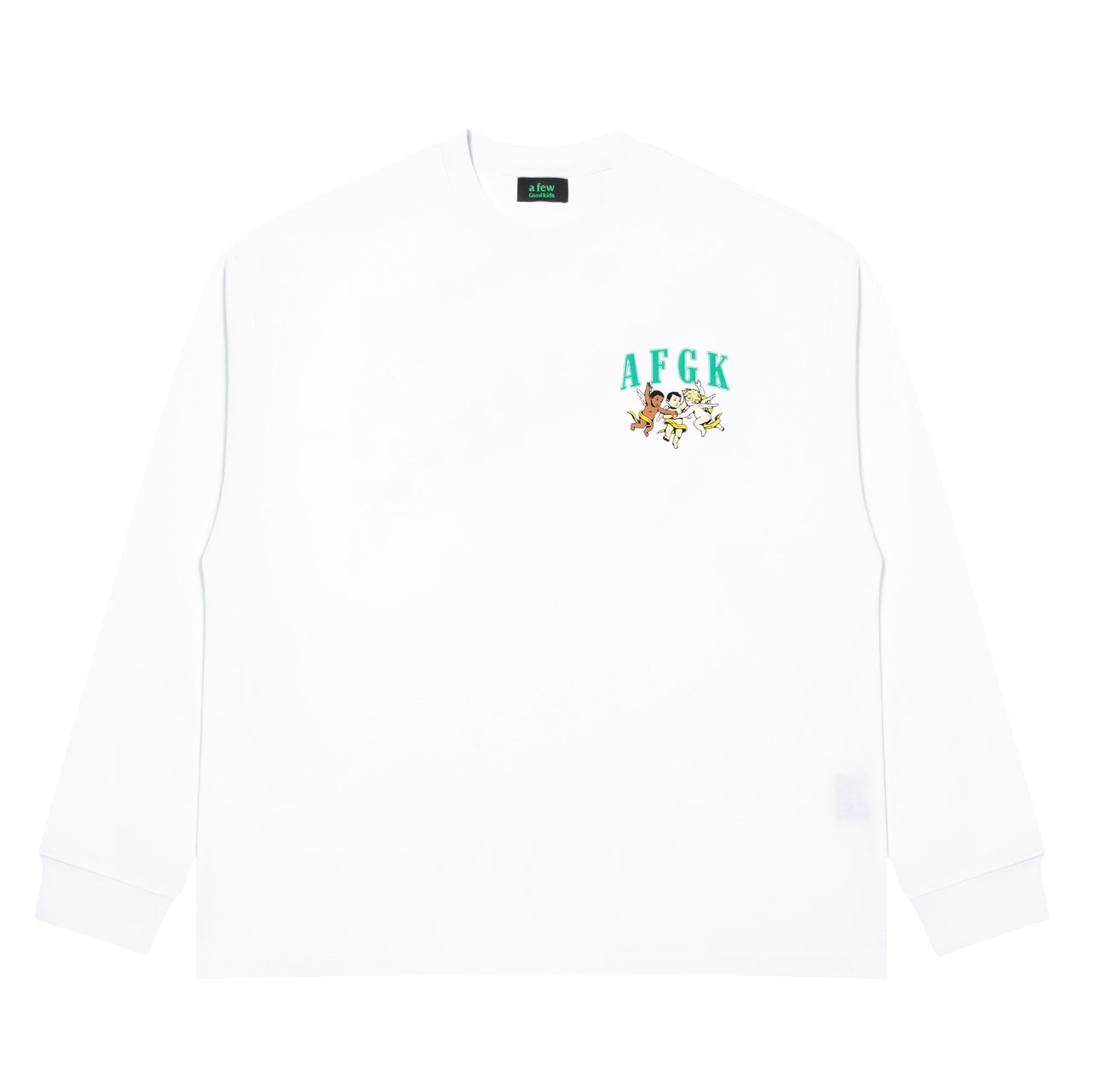 DONCARE(AFGK) "Basic angel logo long sleeve" DONCARE(AFGK) "Basic angel logo long sleeve"