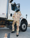 Jesse Allover Print Hoodie (Tan) Jesse Allover Print Hoodie (Tan)