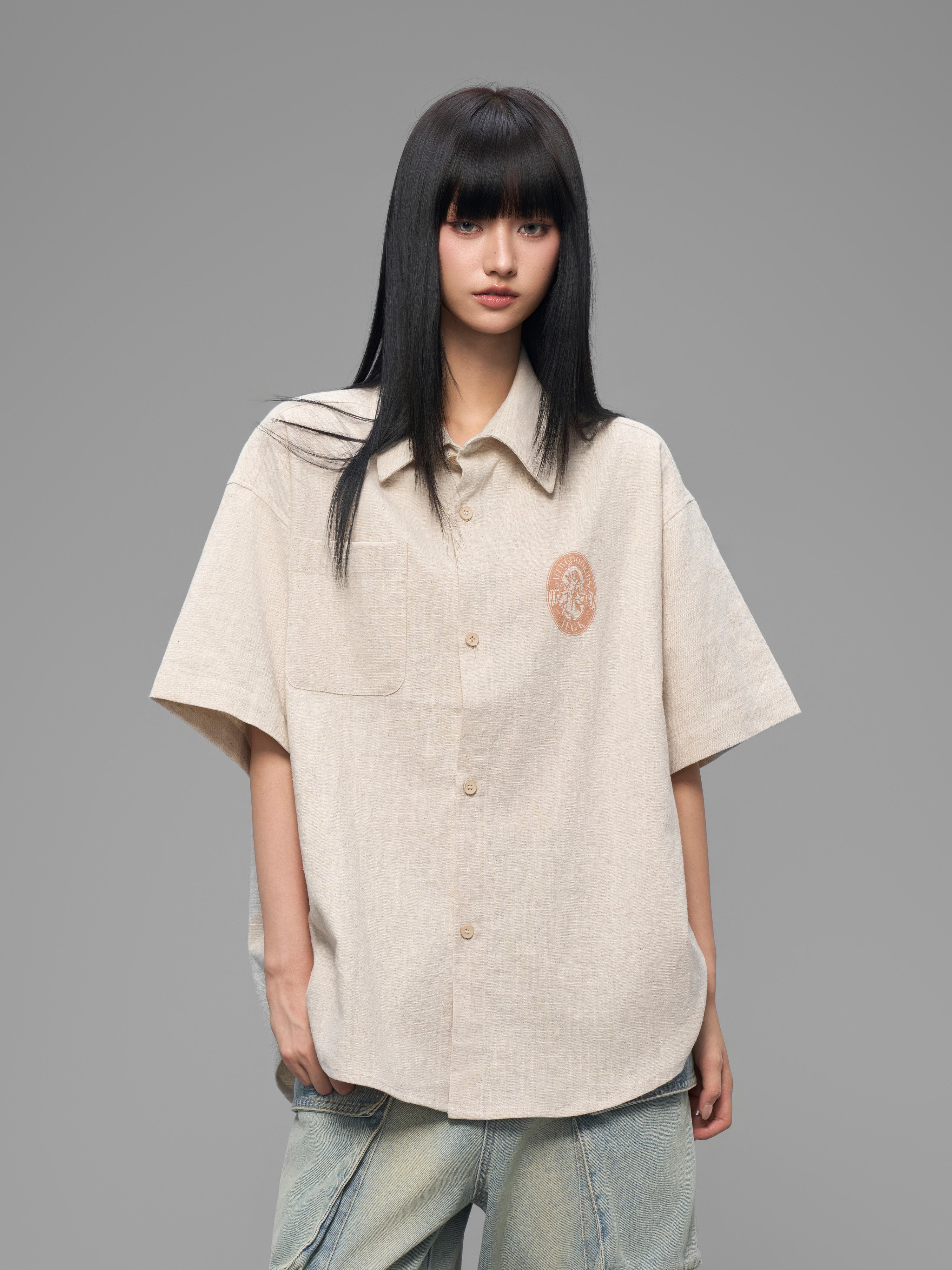 DONCARE(AFGK) "Linen shirt" DONCARE(AFGK) "Linen shirt"