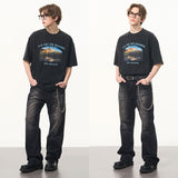 Washed Printed Mountain Tee Washed Printed Mountain Tee