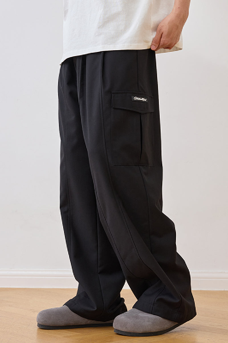 Pleated Wide-Leg Cleanfit Trousers Pleated Wide-Leg Cleanfit Trousers