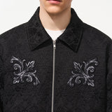 Jacquard Embroidered Patches Jacket Jacquard Embroidered Patches Jacket