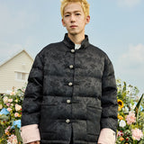 Floral Jacquard Chinese Style Cotton Coat Floral Jacquard Chinese Style Cotton Coat