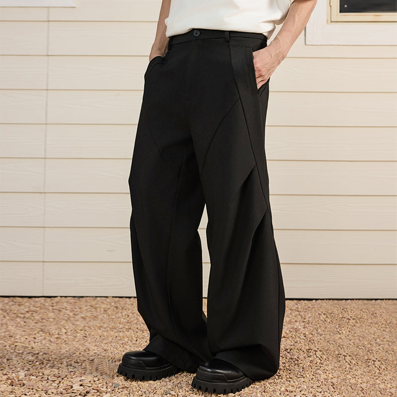 Cleanfit Pleated Wide-Leg Trousers Cleanfit Pleated Wide-Leg Trousers