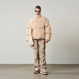 Stand Up Collar Velvet Down Jacket Stand Up Collar Velvet Down Jacket