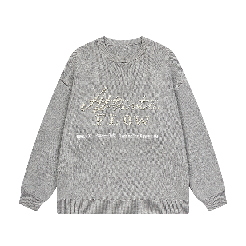 Vintage Pearl Embroidered Knit Sweater Vintage Pearl Embroidered Knit Sweater