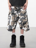 DONCARE(AFGK) "Snow camo baggy jorts" DONCARE(AFGK) "Snow camo baggy jorts"