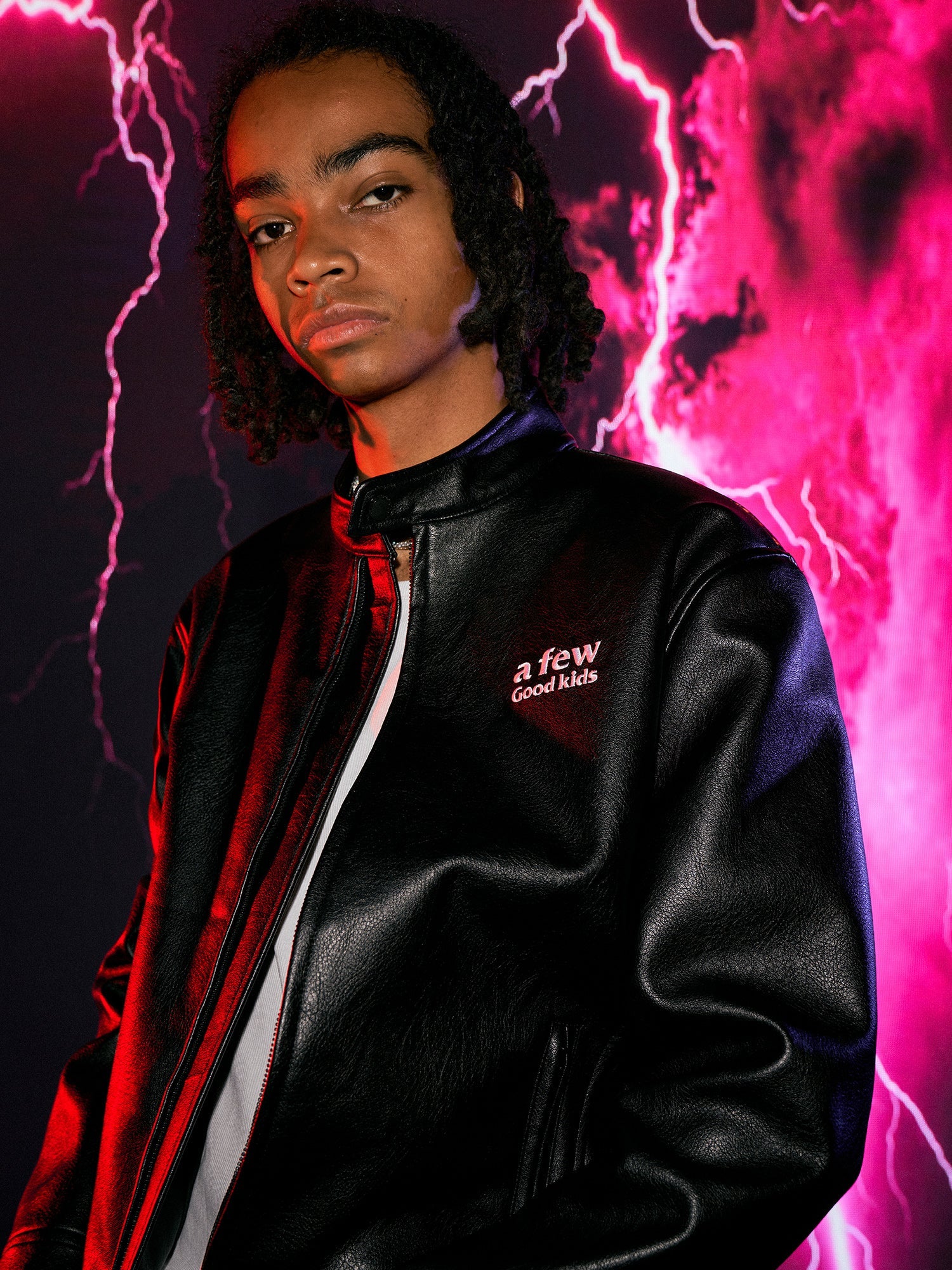 DONCARE(AFGK) "Night kids biker leather jacket" DONCARE(AFGK) "Night kids biker leather jacket"