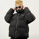 Handwritten Embroidery Hooded Down Jacket Handwritten Embroidery Hooded Down Jacket