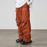 Multi Pocket Pleated Loose Cargos Multi Pocket Pleated Loose Cargos