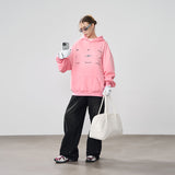 Washed Dynamic Logo Loose Hoodie Washed Dynamic Logo Loose Hoodie