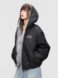 DONCARE(AFGK) "Fur trimmed hooded jacket" DONCARE(AFGK) "Fur trimmed hooded jacket"