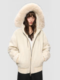 DONCARE(AFGK) "Paneled fur jacket" DONCARE(AFGK) "Paneled fur jacket"